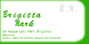 brigitta mark business card