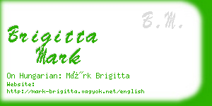 brigitta mark business card